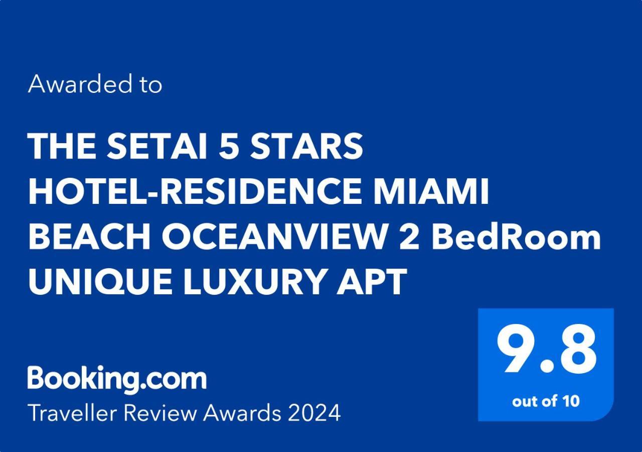 The Setai 5 Stars Hotel-Residence Miami Beach Oceanview 2 Bedroom Unique Exteriör bild